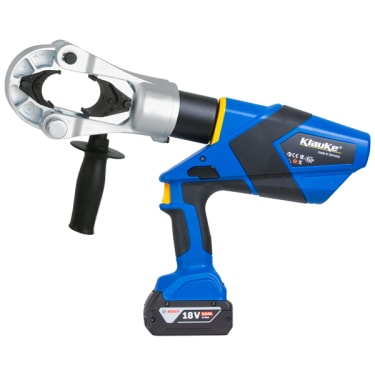 Hydraulic outlet cable crimper
